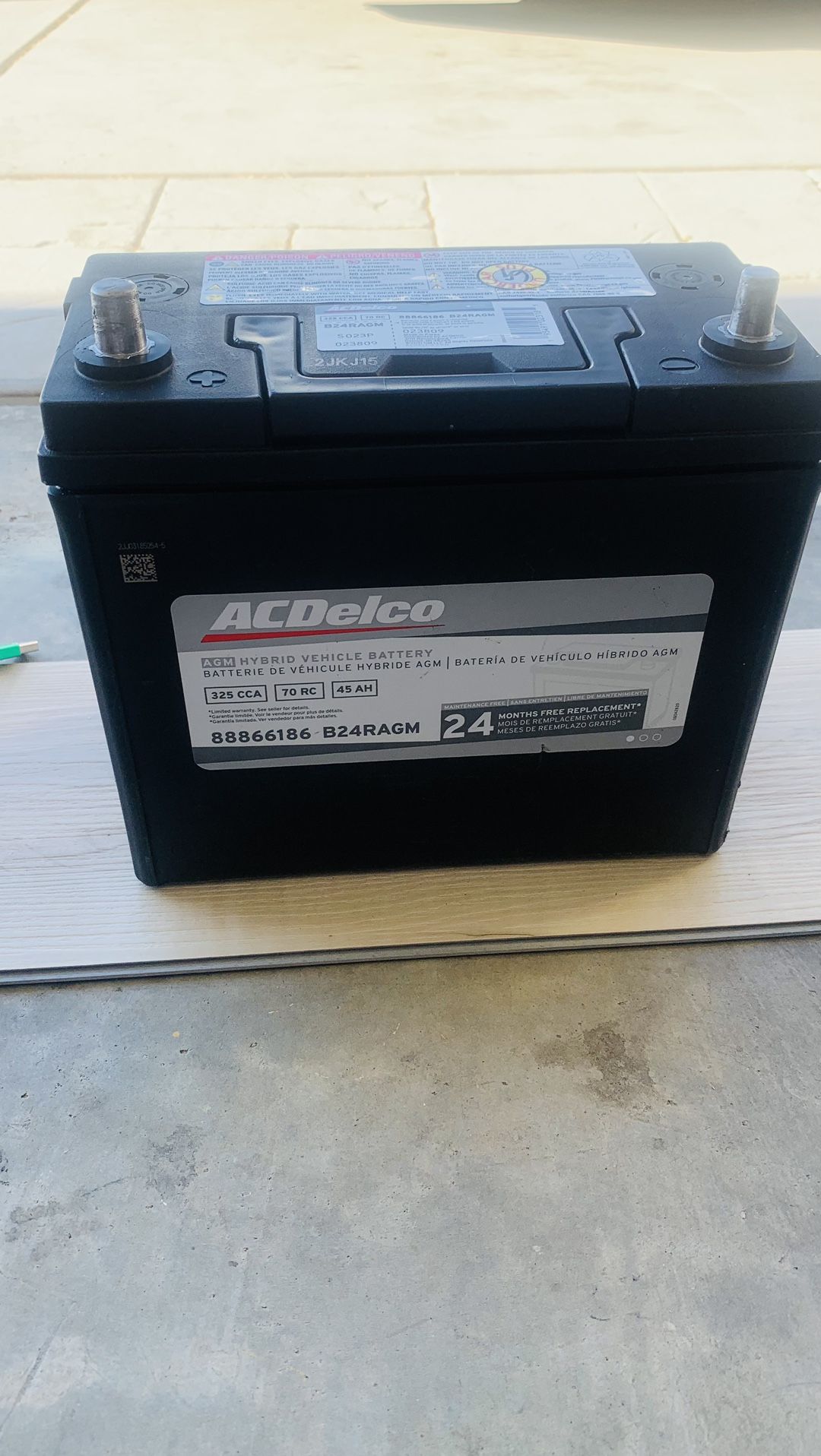 ACDelco Battery Group Size B24R - B24RAGM NEW