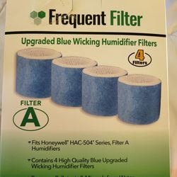 4 Pack of Premium Humidifier Filters | Compatible with Honeywell Humidifier Filter HAC-504, HAC-504AW & Honeywell Filter A

