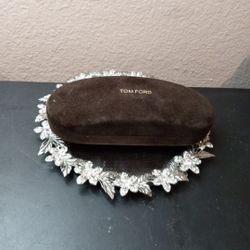 GORGEOUS Tom Ford Velvet 8" Eye Glass Hard Case