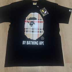 Black Burberry Bape Shirt