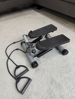 NEW- Mini Stepper with resistance bands
