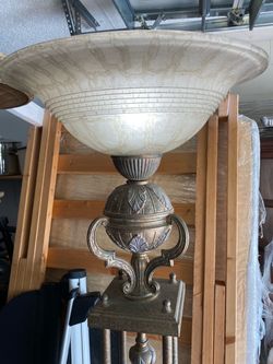 Ornate floor lamp