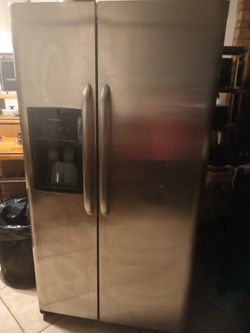 Free stainless steel side by side refrigerator not working