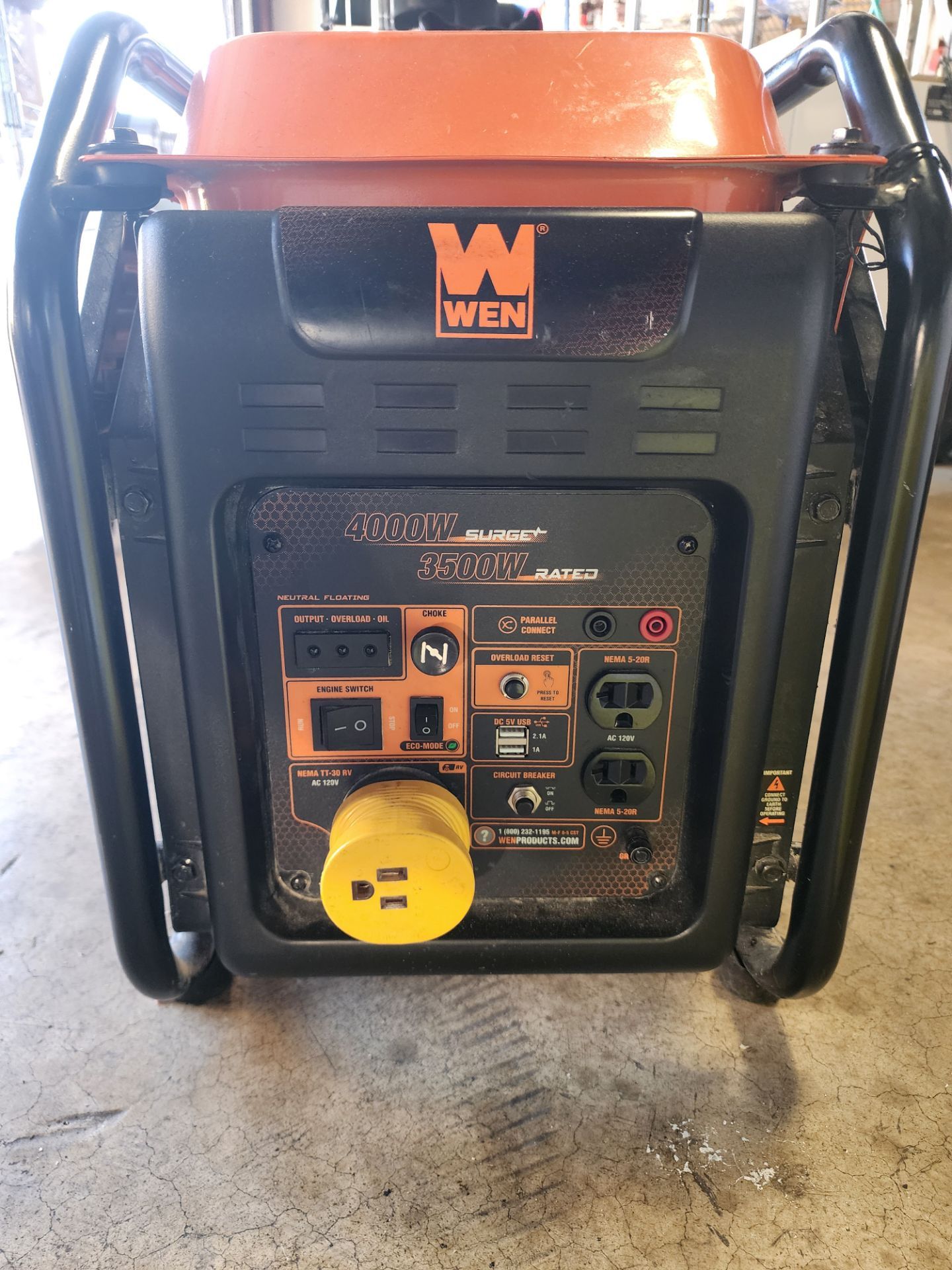 WEN 4000W / 3500W Portable Generator – Reliable, Clean, $300 OBO