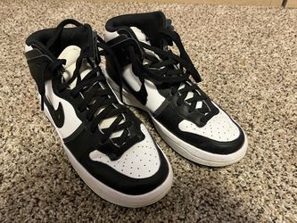 Nike High-Top Sneakers Black and White