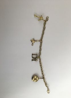 DI bracelet with 3 charms