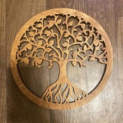 Wooden Tree Wall Decor 