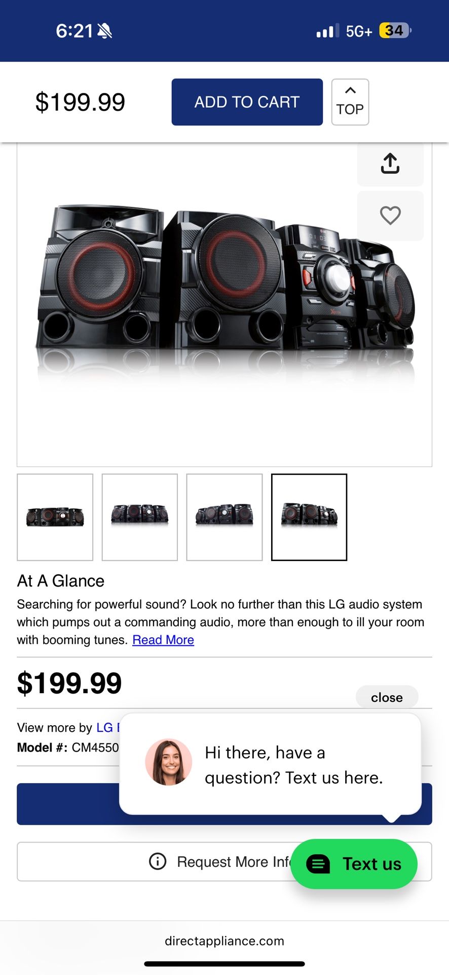 LG Stereo System (NEW IN BOX)