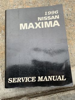 1996 Nissan Maxima service manual