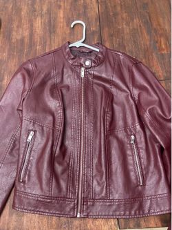 By Bernardo leather jacket