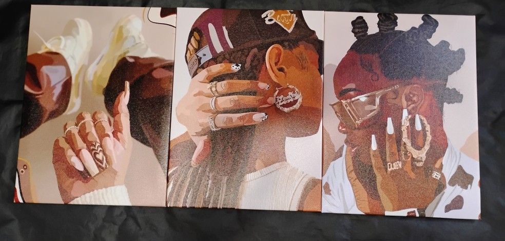 Wall Decor 12 inch x 15 1/2 Inch NEW lot of 3 
