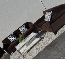Sofa and loveseat