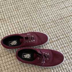 9.5 Men’s red Vans Shoes