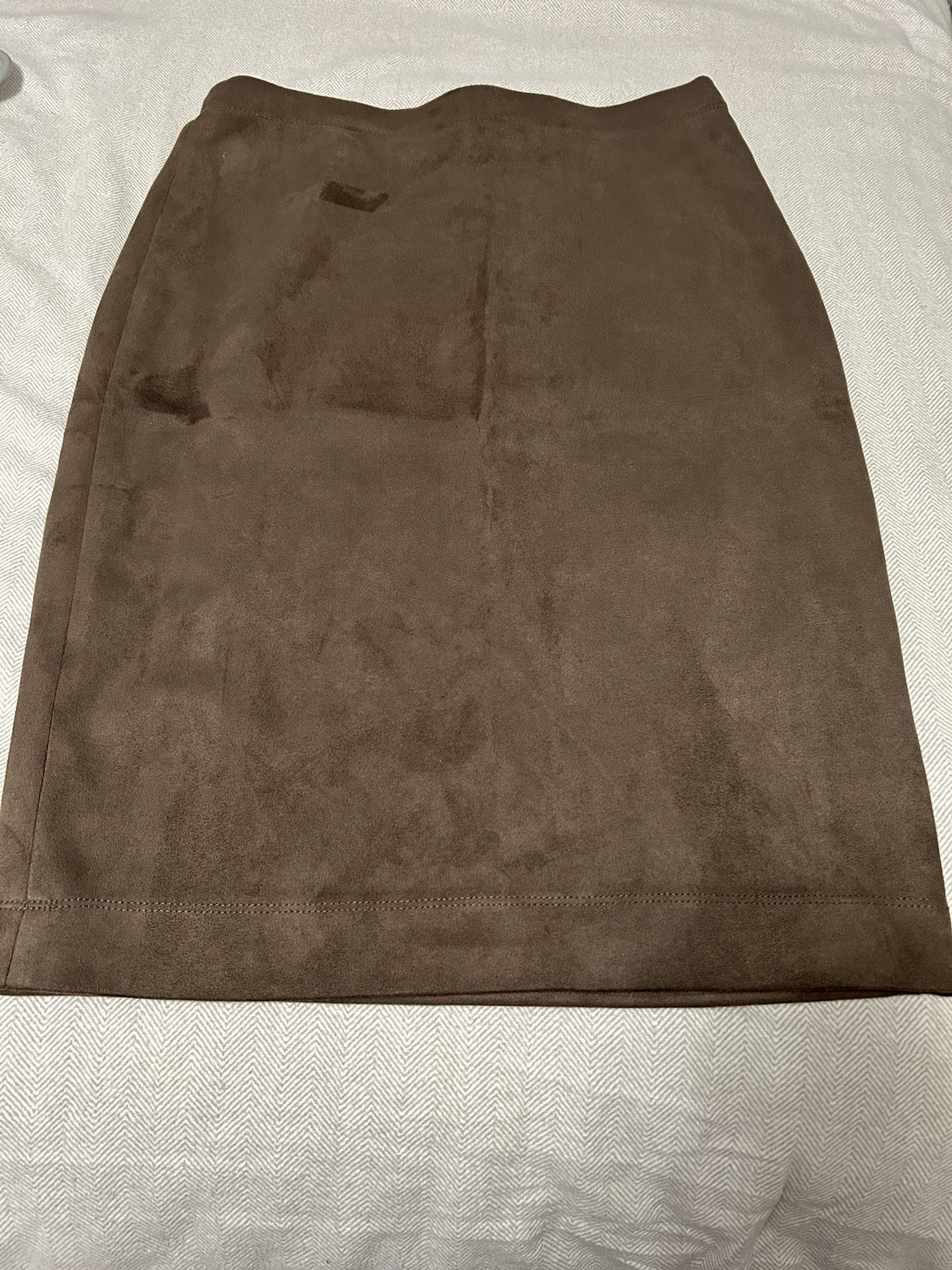 Brown Pencil Skirt Size Small