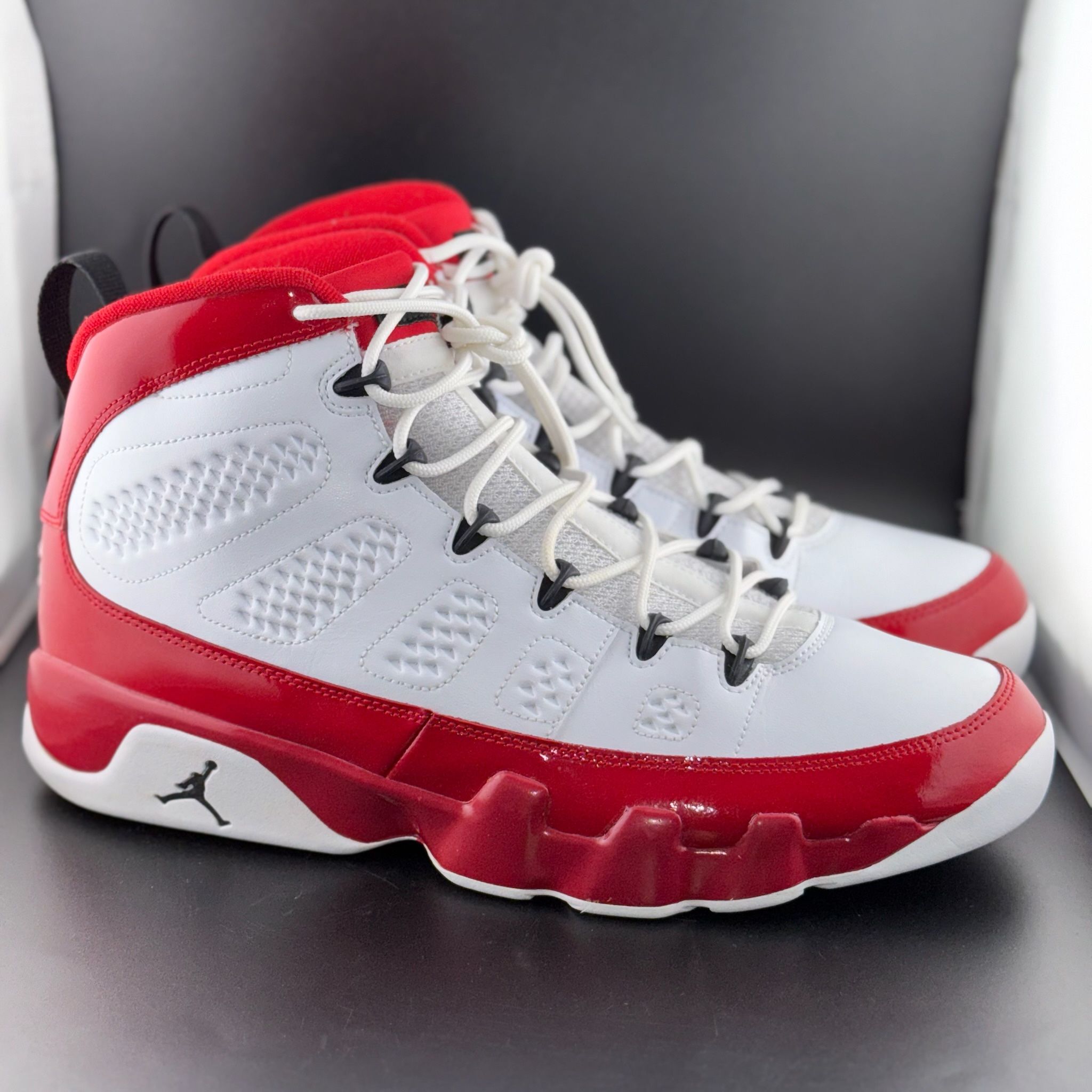 Jordan 9 Retro White Gym Red