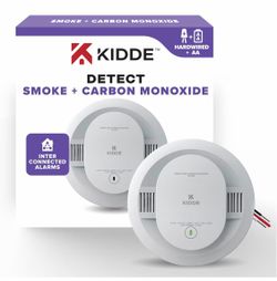 Kidde Detect Smoke + Carbon Monoxide, Hardwired + AA, Interconnect
