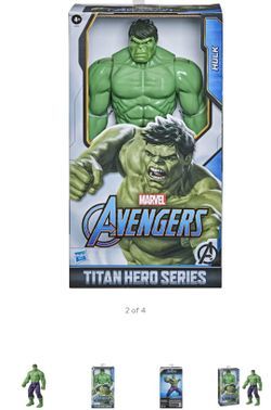 Marvel Avengers Titan Hero Series Blast Gear Deluxe Hulk Action Figure New