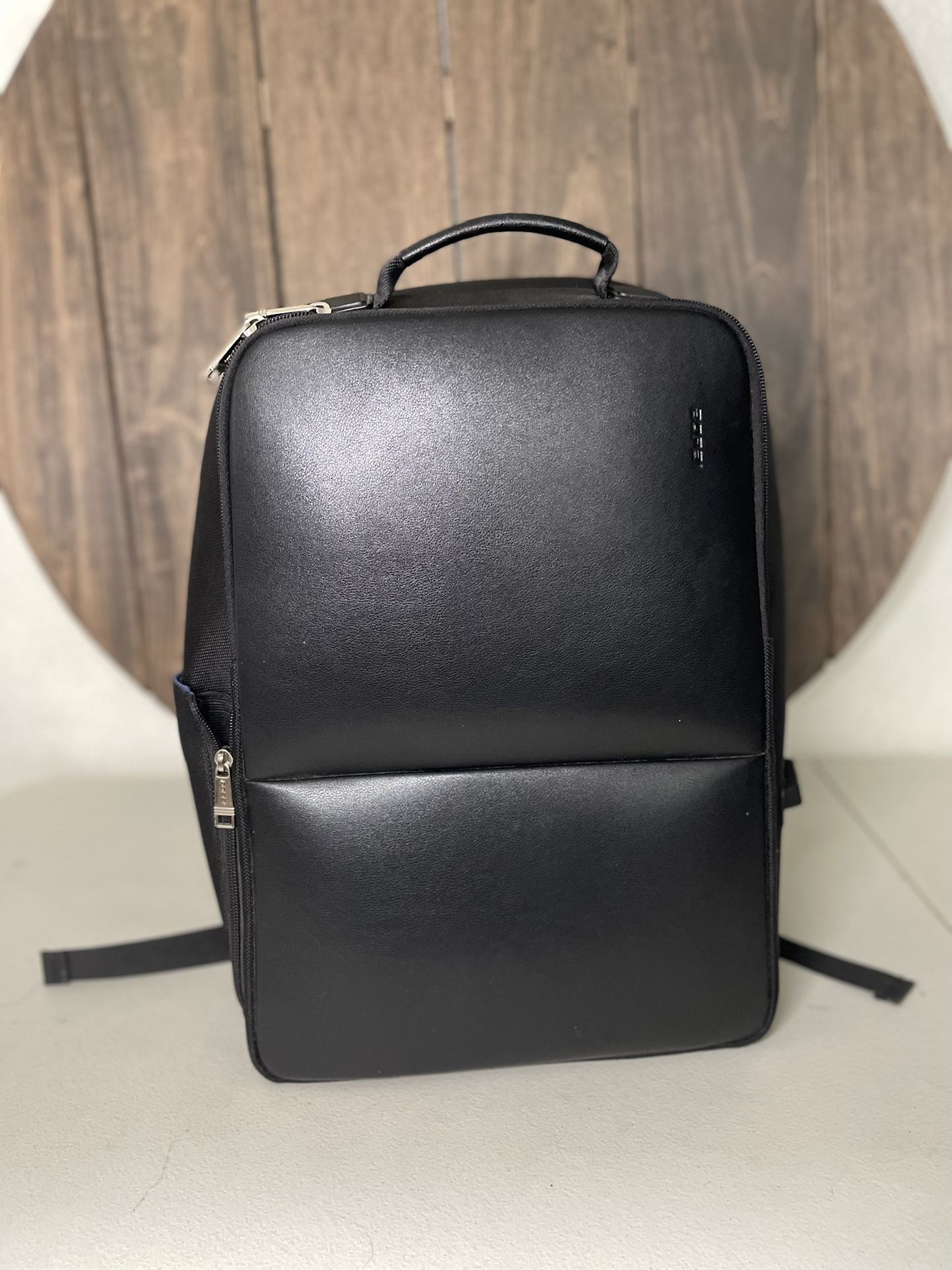 New BOPAI leather backpack