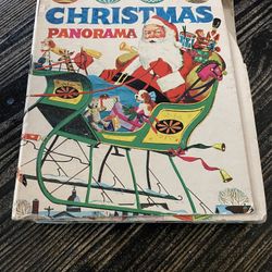 1958 Christmas Panorama Fold Out Book