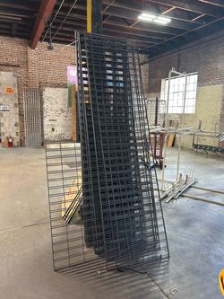 Various gridwall and gondola fixtures
