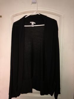 Black cardigan