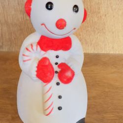 Holiday snowman bell