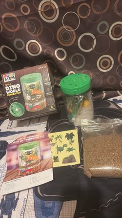 Dinosaur terrarium kit