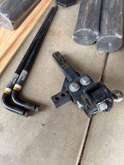 Trailer hitch and sway bars