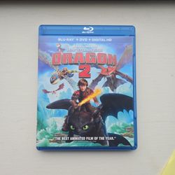 How to train your dragon 2 blu-ray disk dreamworks.