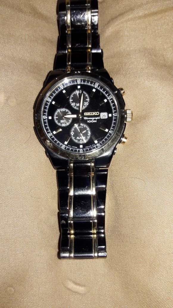 Seiko Chronograph Watch for Sale in Fort Worth, TX - OfferUp