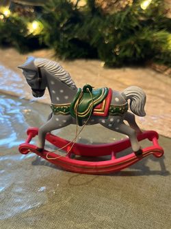 Christmas Ornament 1988 Hallmark Rocking Horse