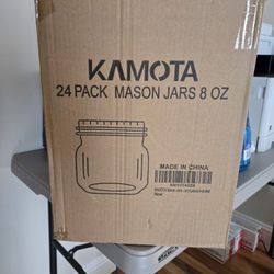 22 Kamota 8oz Mason Jars