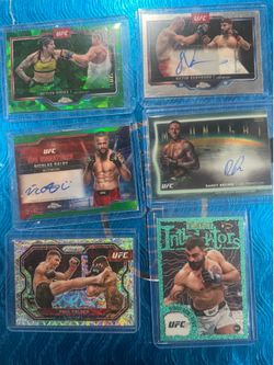 UFC Card Lot Numbered and Autos
