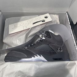 Nike Air Jordan 5 Wolf Gray Size 8