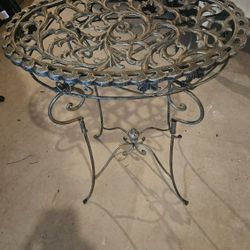 Metal Side Table 
