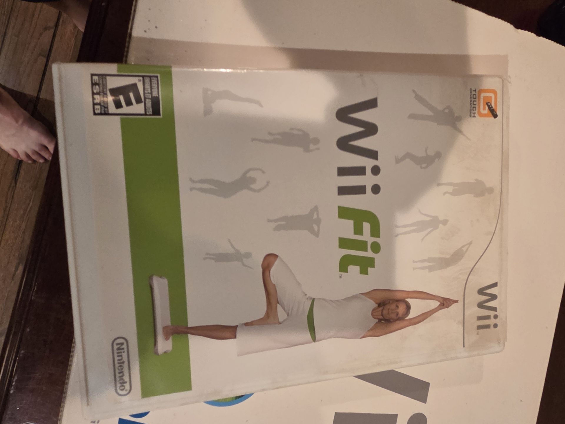 Nintendo wii with original box and wii fit