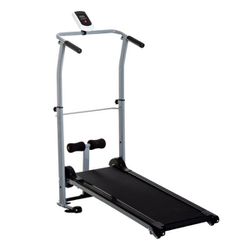 2-in-1 Walking Treadmill and Sit Up Machine