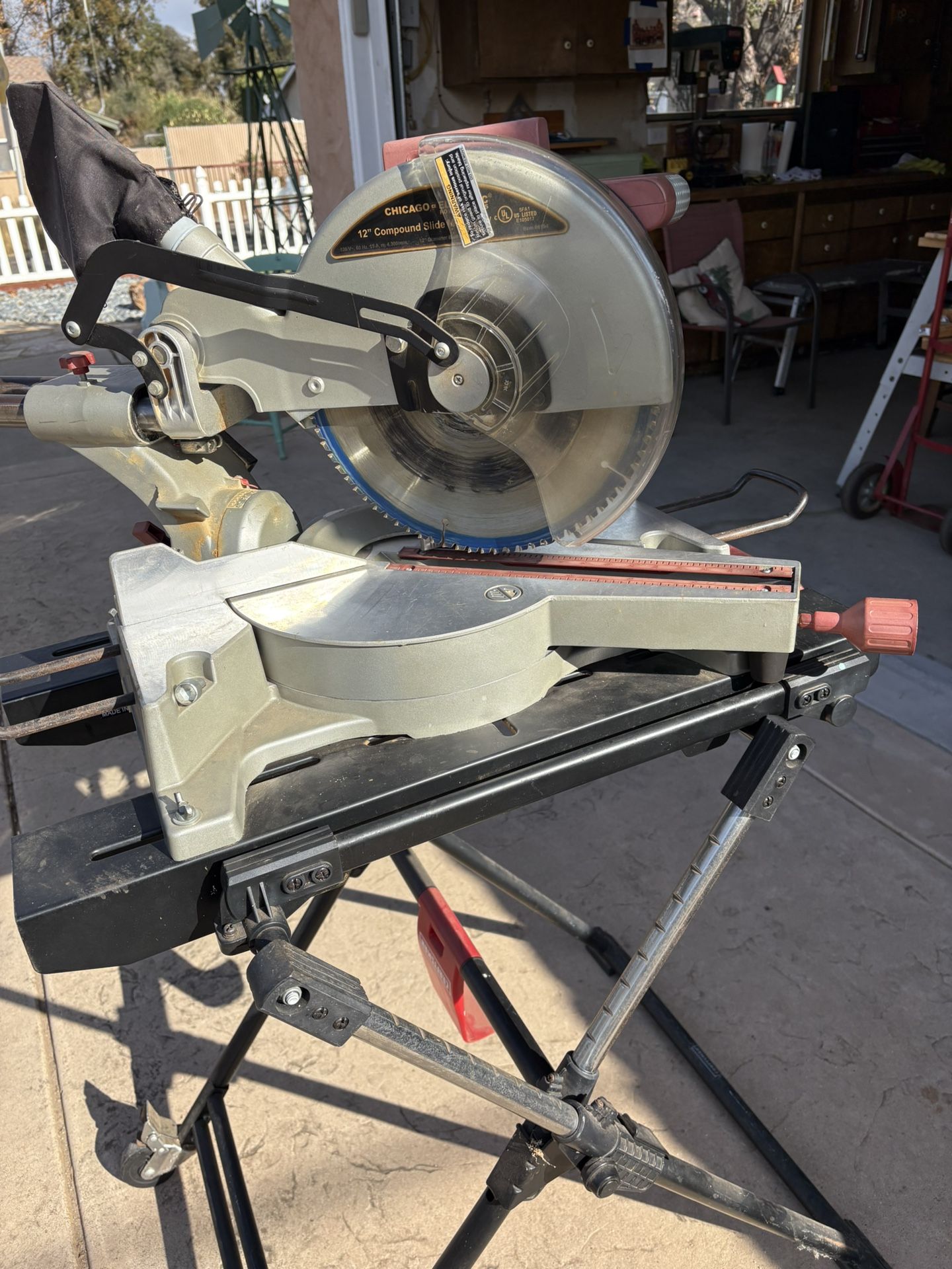 Chicago Electric 12” Compound Slide Mitre Saw