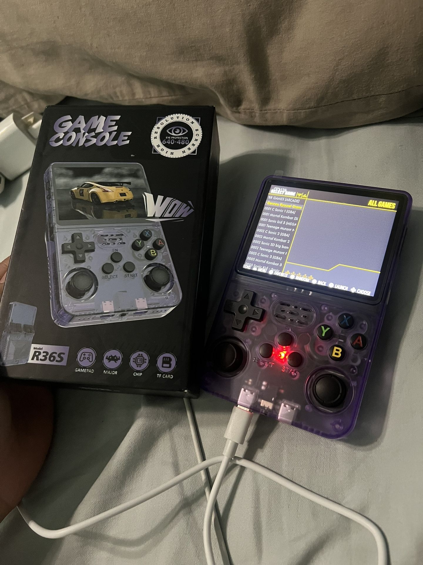 R36S Retro Handheld Game Console