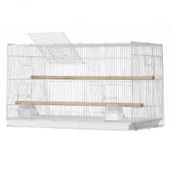 768#30-inch Flight Bird Cage, Stackable Bird Cage for Small Parrots Canaries Cockatiels Lovebirds Finches Budgies Conures Macaws Pet Travel Birdcage w