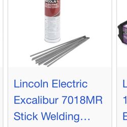 Lincoln Excalibur Welding Sticks New Just Missing Lid