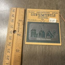 Country Stencils tin stencil - 1986- NEW