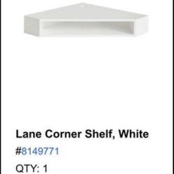 Pottery barn Corner Shelf