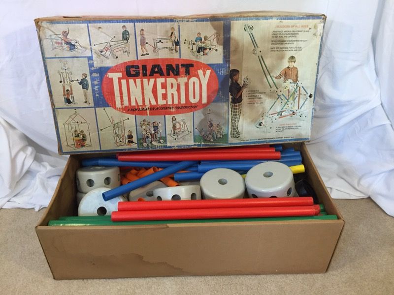 Vintage 1970s Giant Tinker toys