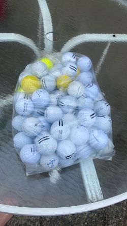 Assorted golf balls