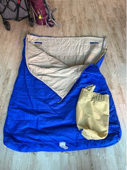 2 person eco trail north face sleeping bag