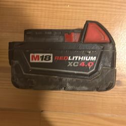 Milwaukee 4.0 m18 lithium battery