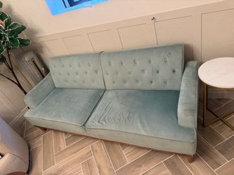 Green sofa couch/futon