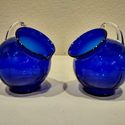 Vintage Cambridge Tilt Ball Sugar and Creamer 