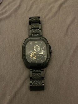 Diesel Only The Brave Skeleton Automatic Watch